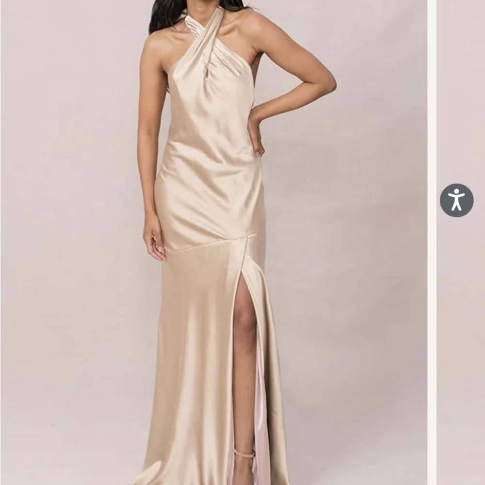 Revelry Athena Satin Dress